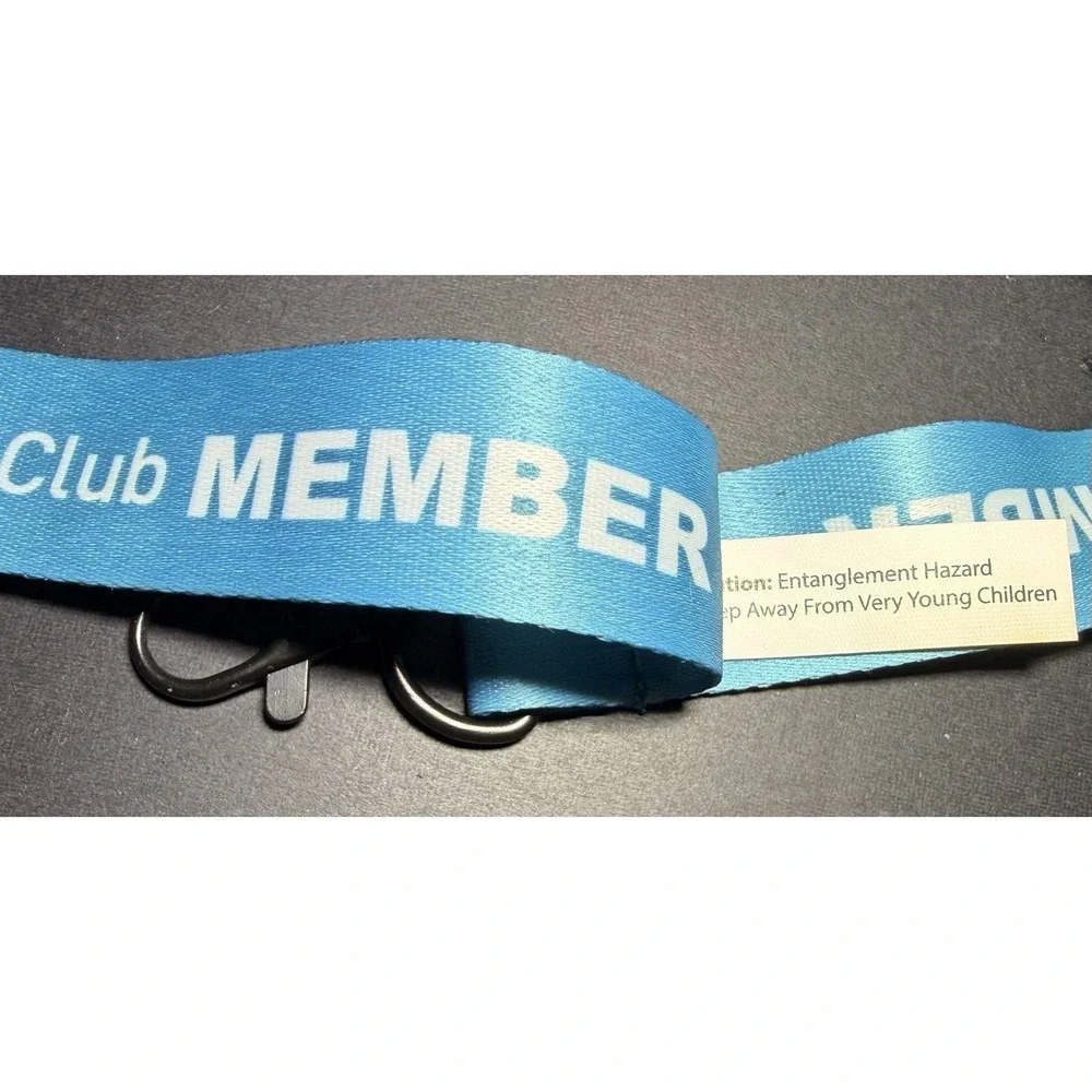 Disney Vacation Club Member Adjustable Lanyard Blue Snack Symbols 2024‎ DVC